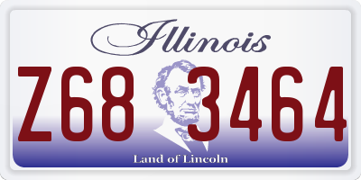 IL license plate Z683464