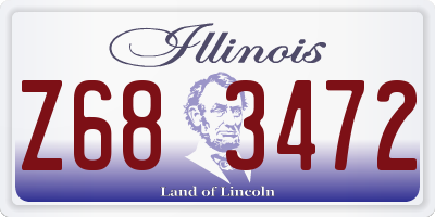 IL license plate Z683472