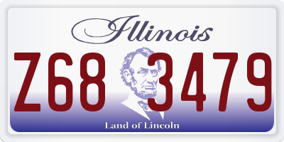 IL license plate Z683479
