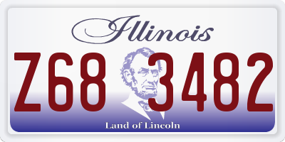 IL license plate Z683482