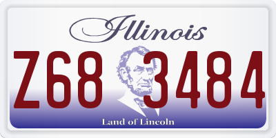 IL license plate Z683484