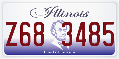 IL license plate Z683485