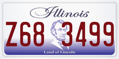 IL license plate Z683499