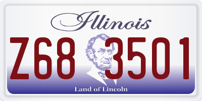 IL license plate Z683501