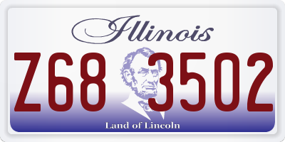 IL license plate Z683502
