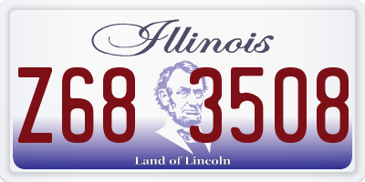 IL license plate Z683508