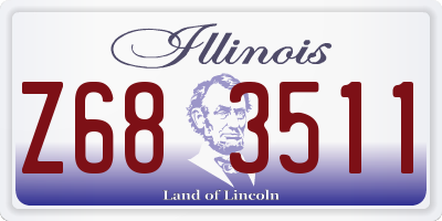 IL license plate Z683511