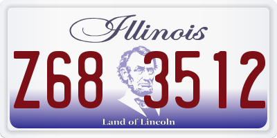 IL license plate Z683512