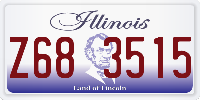IL license plate Z683515