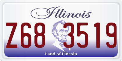 IL license plate Z683519