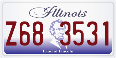 IL license plate Z683531