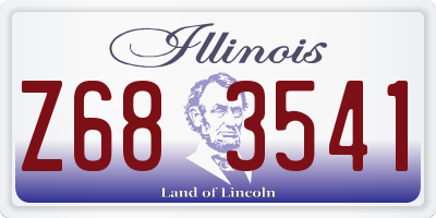 IL license plate Z683541