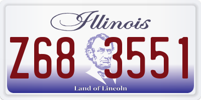 IL license plate Z683551
