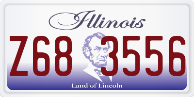 IL license plate Z683556