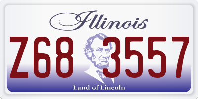 IL license plate Z683557