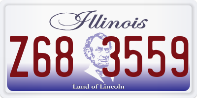 IL license plate Z683559