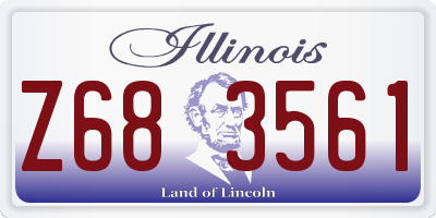 IL license plate Z683561