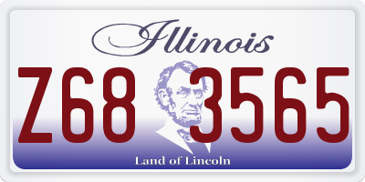 IL license plate Z683565