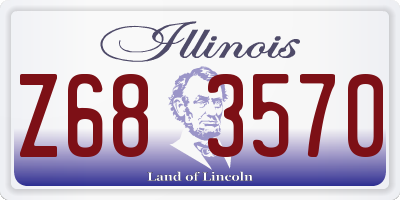 IL license plate Z683570