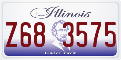 IL license plate Z683575