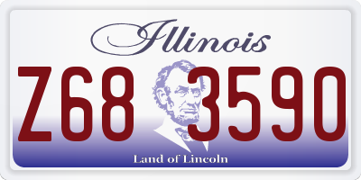 IL license plate Z683590