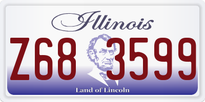 IL license plate Z683599