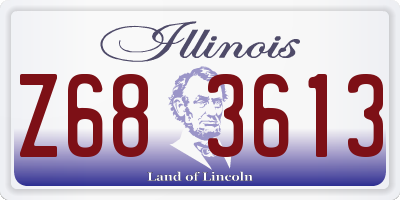 IL license plate Z683613