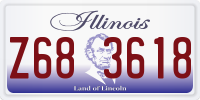 IL license plate Z683618