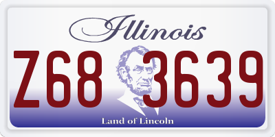 IL license plate Z683639