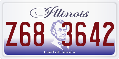 IL license plate Z683642
