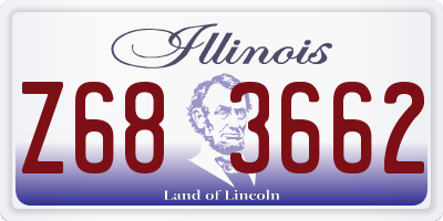 IL license plate Z683662
