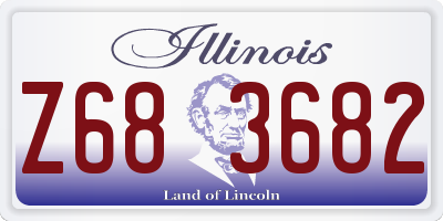 IL license plate Z683682