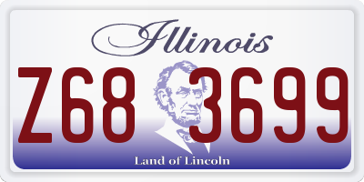 IL license plate Z683699