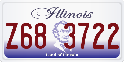 IL license plate Z683722