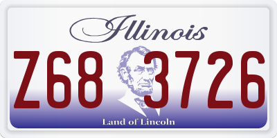IL license plate Z683726