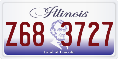 IL license plate Z683727