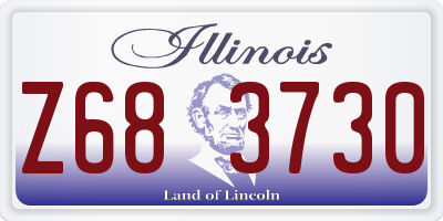 IL license plate Z683730