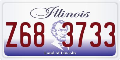 IL license plate Z683733