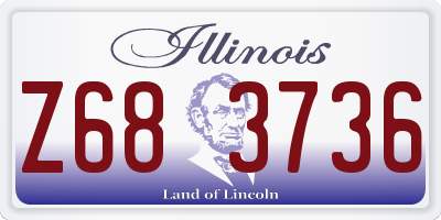 IL license plate Z683736
