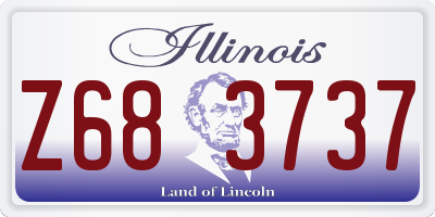 IL license plate Z683737