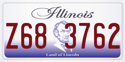 IL license plate Z683762