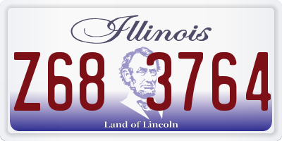 IL license plate Z683764