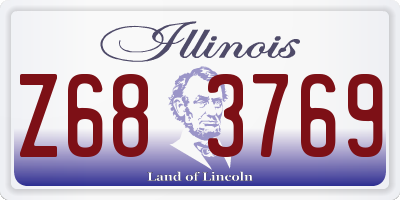 IL license plate Z683769