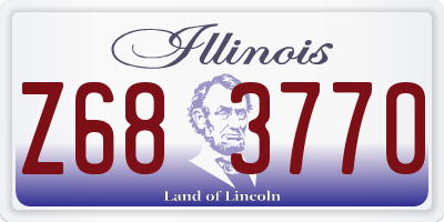 IL license plate Z683770