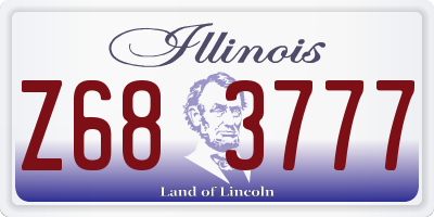 IL license plate Z683777