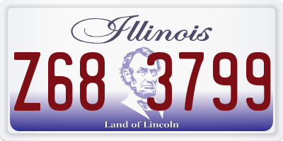 IL license plate Z683799
