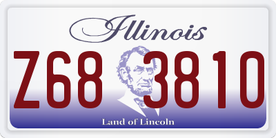 IL license plate Z683810