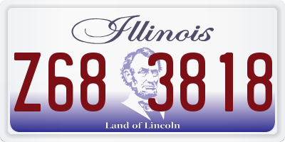IL license plate Z683818