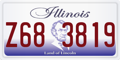 IL license plate Z683819