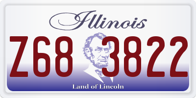 IL license plate Z683822